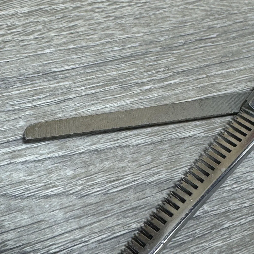 Faro Barber Hair Thinning Shears Scissors Texturizing with Tang Made in USA‎ vtg